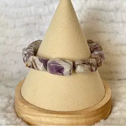 Amethyst stretch bracelet