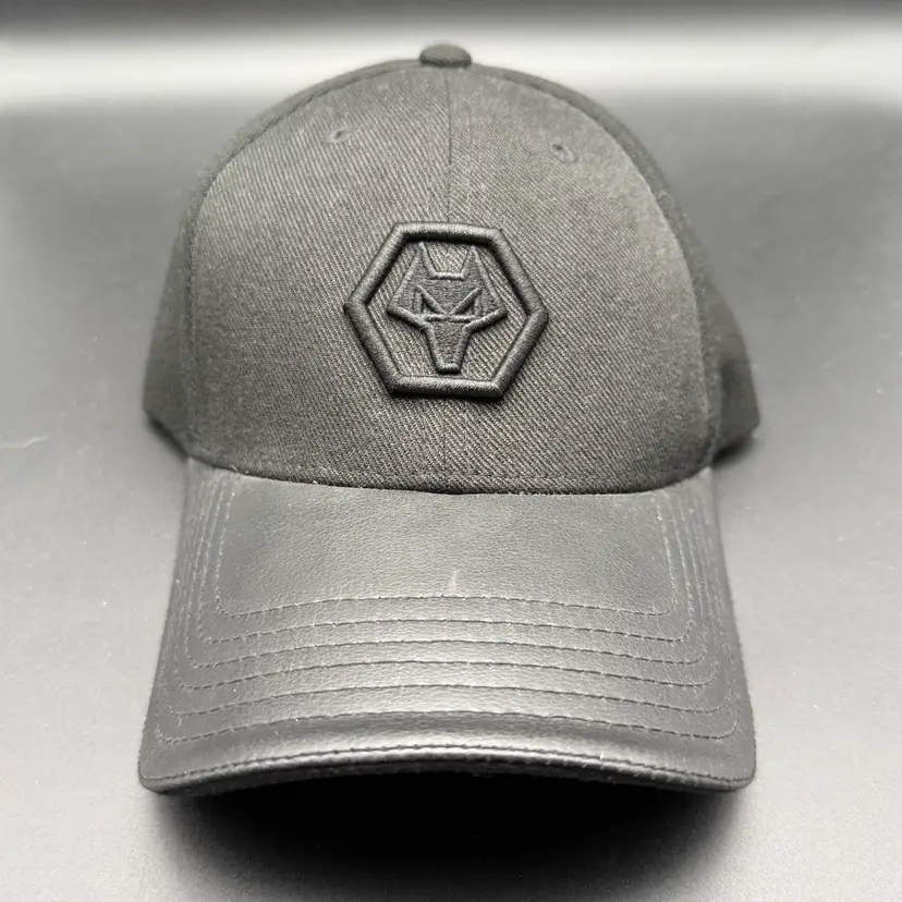 Mens Hat Wolves UK Football Soccer Team Black Strap Back Adjustable European