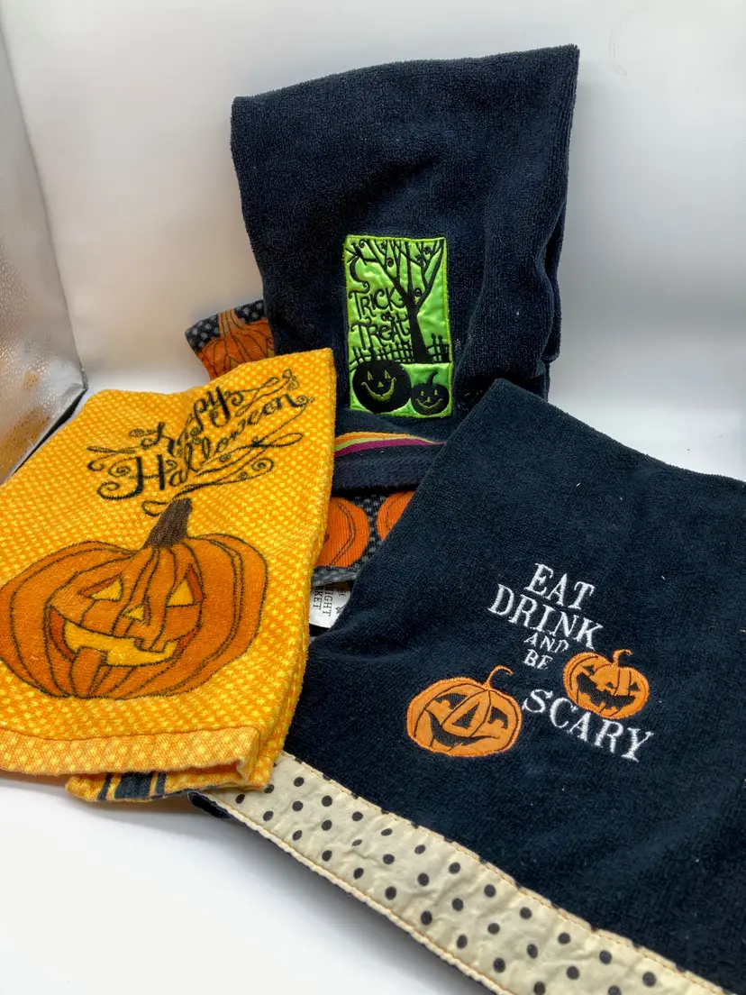 Cotton Terry Halloween Towels