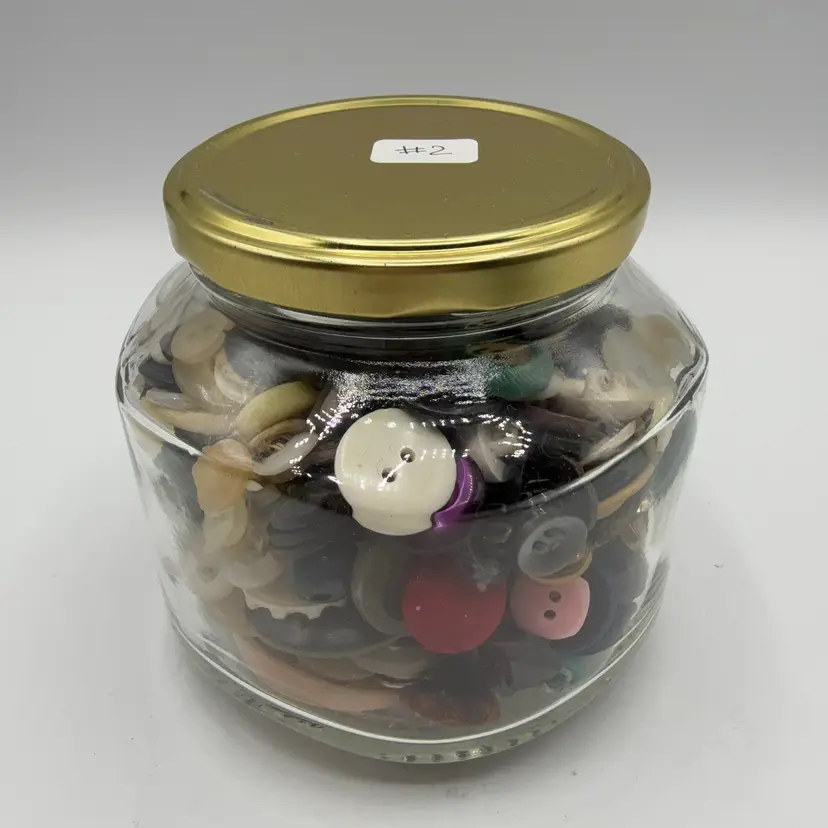 Small Jar Of Buttons #2