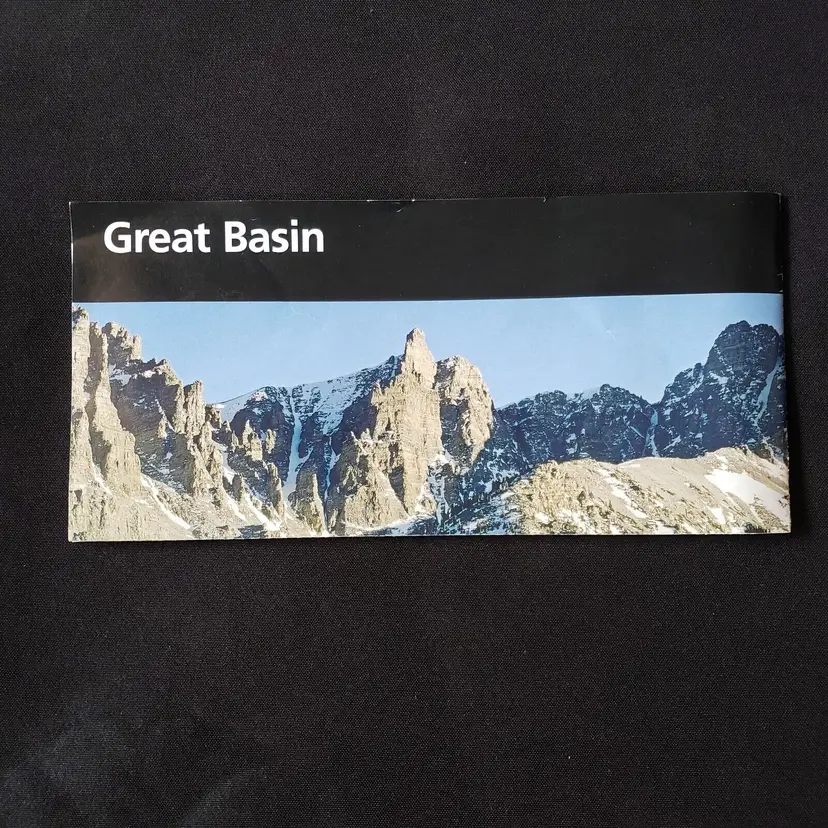 GREAT BASIN National Park- NV  National Park Service UNIGRID Brochure Map 2018