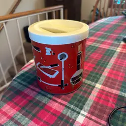 Vintage P&G Fluffo Shortening Canister with Lid