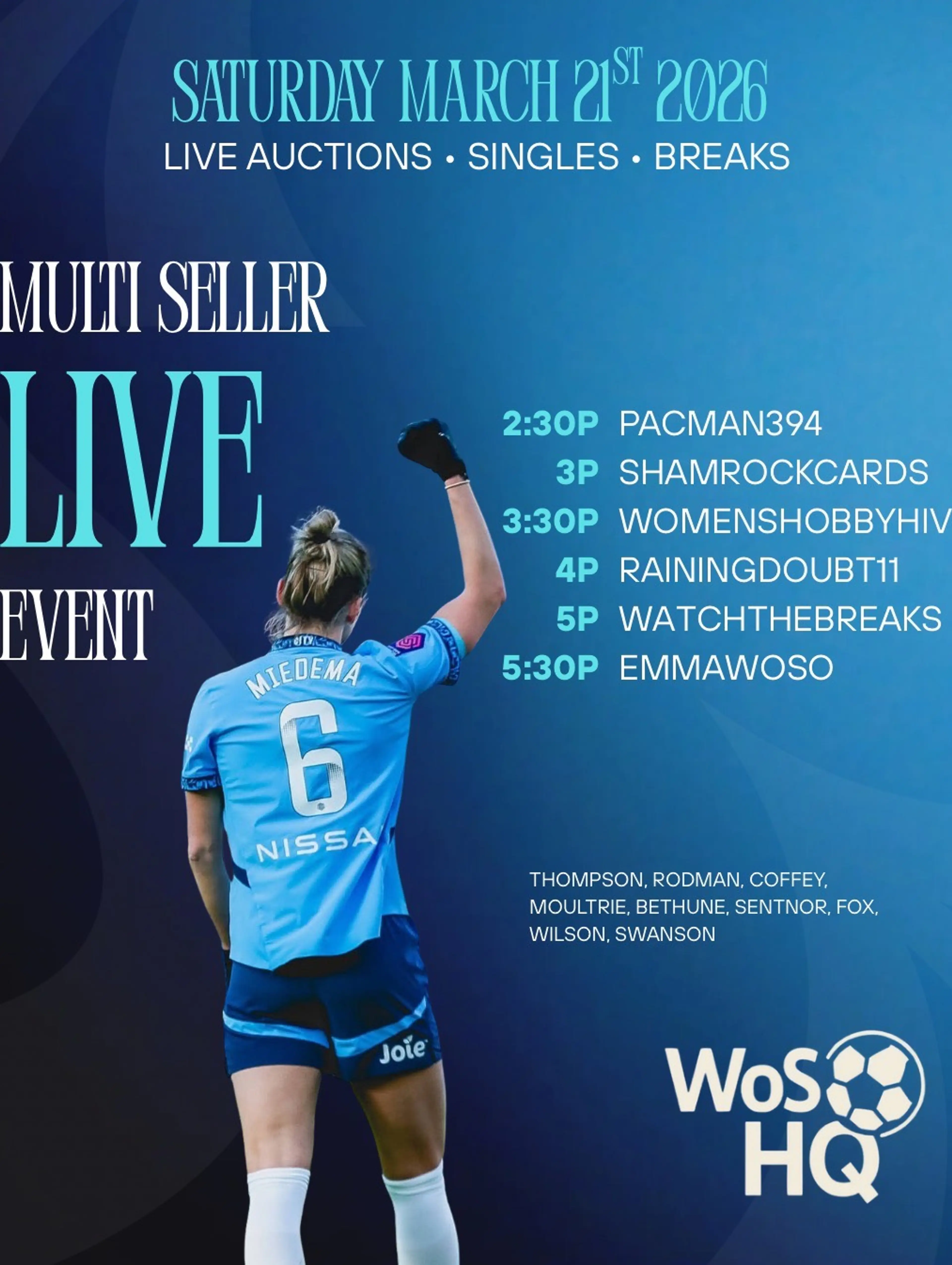 Shamrock Cards x Multi Seller Event 3pm