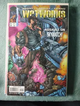 1999 Wetworks #41 Assault on Skywatch Cover 1st Print Direct Edition Image Promo