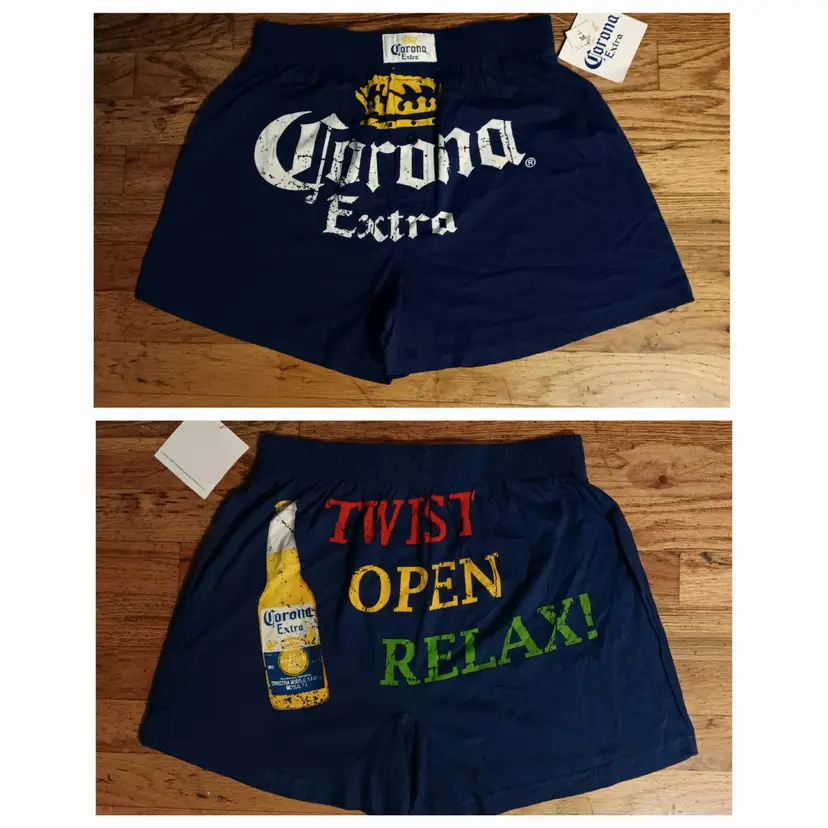 Vintage Corona Beer Shorts NWT new with tag Beach Party surf ocean spring break