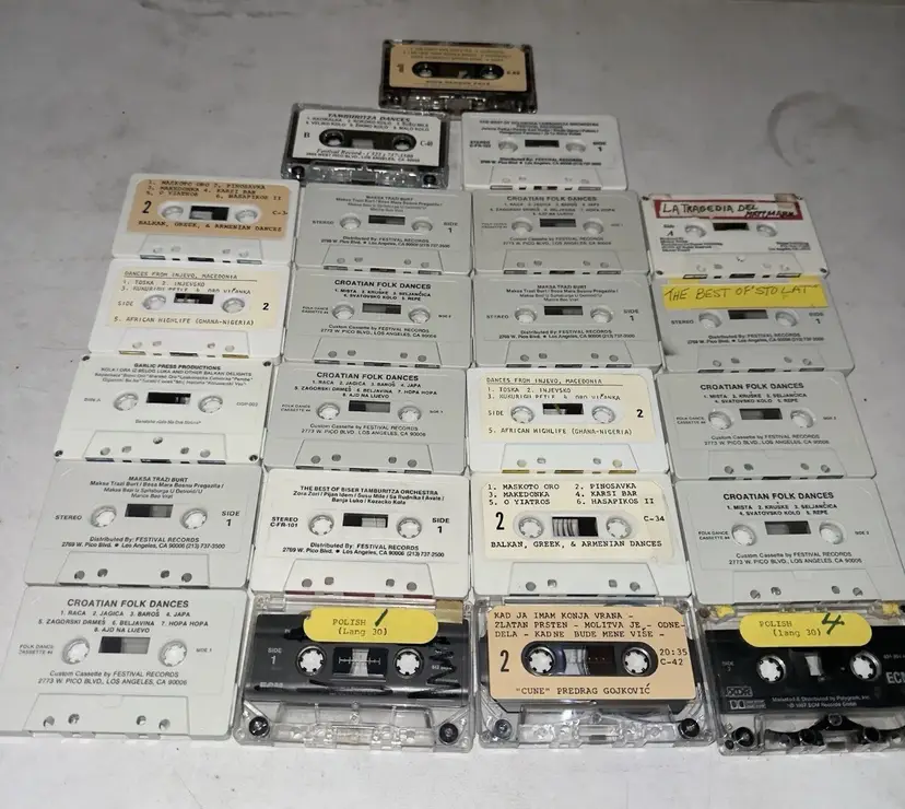 Lot Of 23 Cassette Tape Cassettes Only