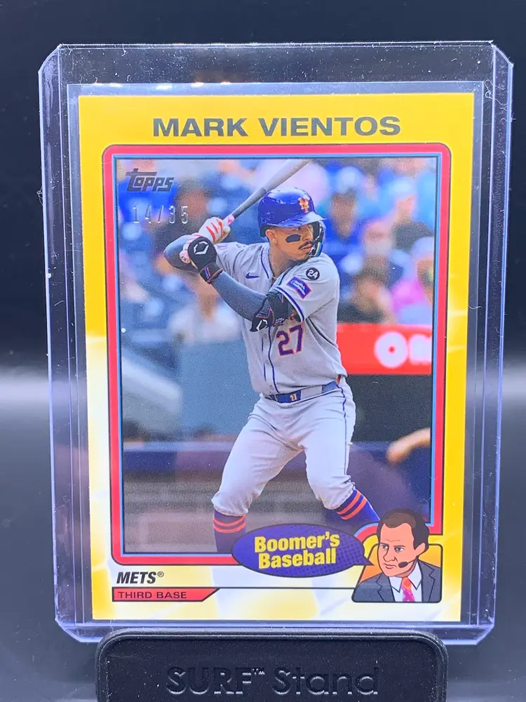 2024 Topps Boomer’s Baseball Mark Vientos Combo New York Mets