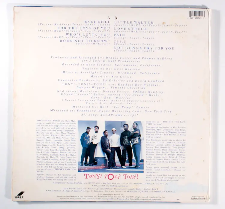 Tony Toni Tone - Who? (1988) Vinyl LP • R&B, Little Walter, Baby Doll