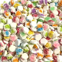 30 Mini Flower Charms
