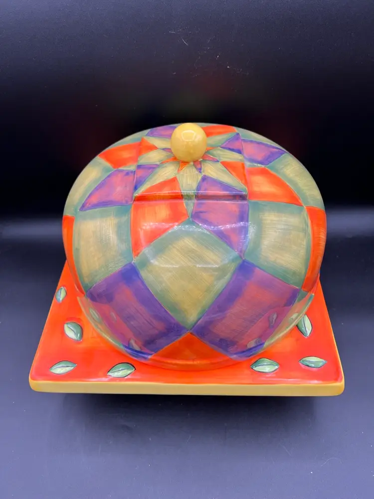 002. Beautiful And Whimsical Cake Stand And Appetizers Server Dual Function