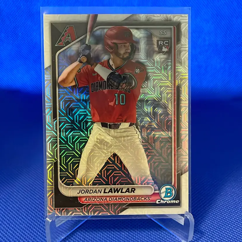 2024 Bowman Chrome Mega Jordan Lawlar RC Arizona Diamondbacks