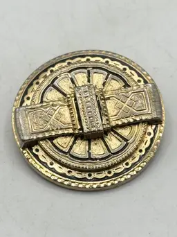 CAROLINE STUART Newark NY Art Deco Brooch Pin