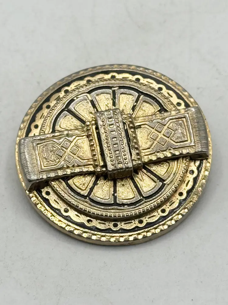 CAROLINE STUART Newark NY Art Deco Brooch Pin