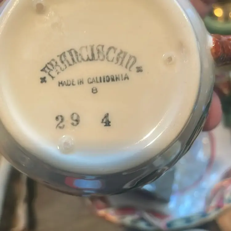 Franciscan Cream & Sugar