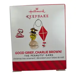 2014 Hallmark Good Grief Charlie Brown Peanuts Keepsake Mini Ornament IOB QXI2573