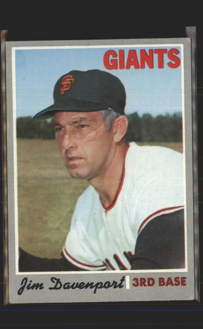 Jim Davenport 1970 Topps #378 - () - San Francisco Giants