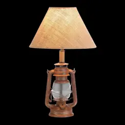 VINTAGE CAMPING LANTERN TABLE LAMP