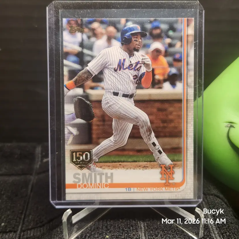 2019 Topps 150 Stamp - Dominic Smith New York Mets