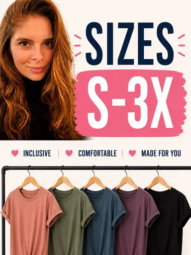 Women’s Clothing Sizes S - 3X 