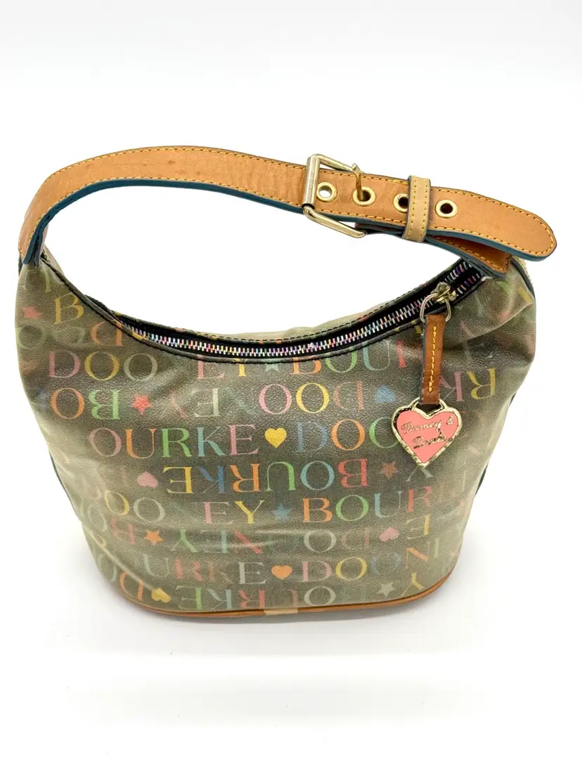 Handbag Dooney & Bourke 9”W x 7”H. Interior Fair AS IS
