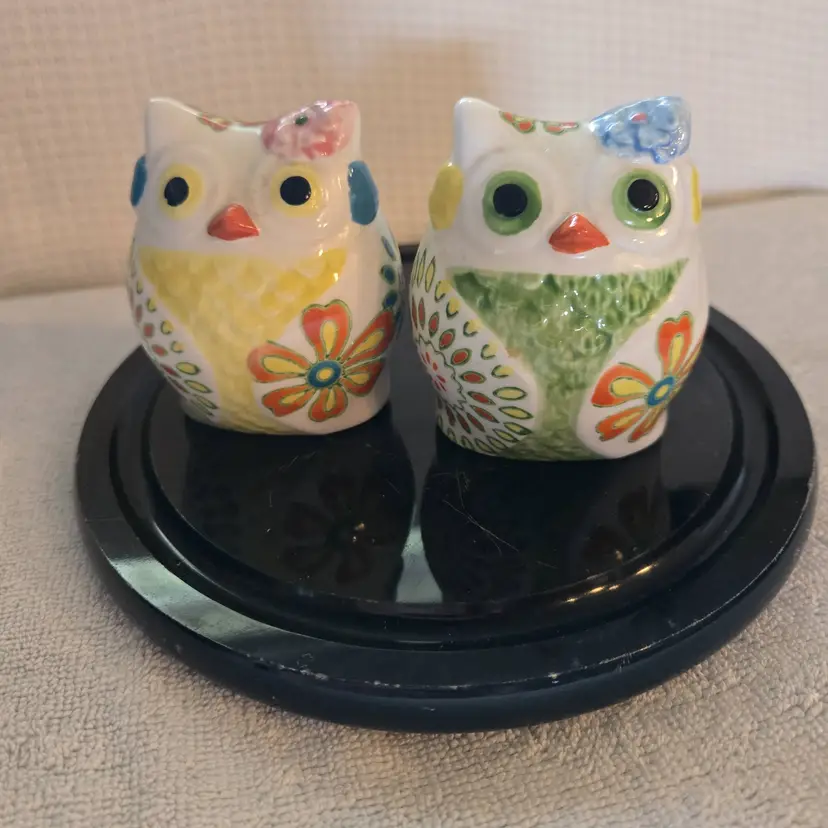 Owl Salt And Pepper Shakers