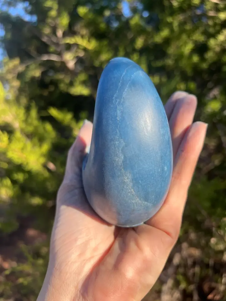 4” Crescent Blue Moon Concrete