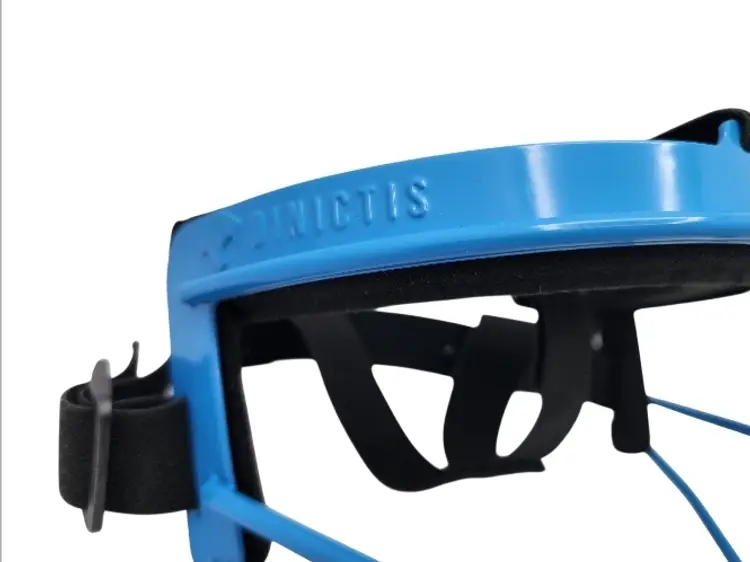 Dinictis Softball Face Mask, Lightweight, w/ Wide Field Vision - SIZE M - BLUE
