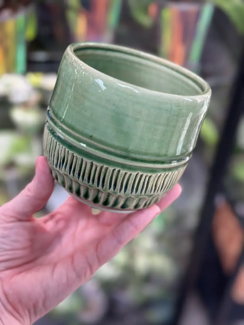 #28 Handmade pot, no drainage 4 inch