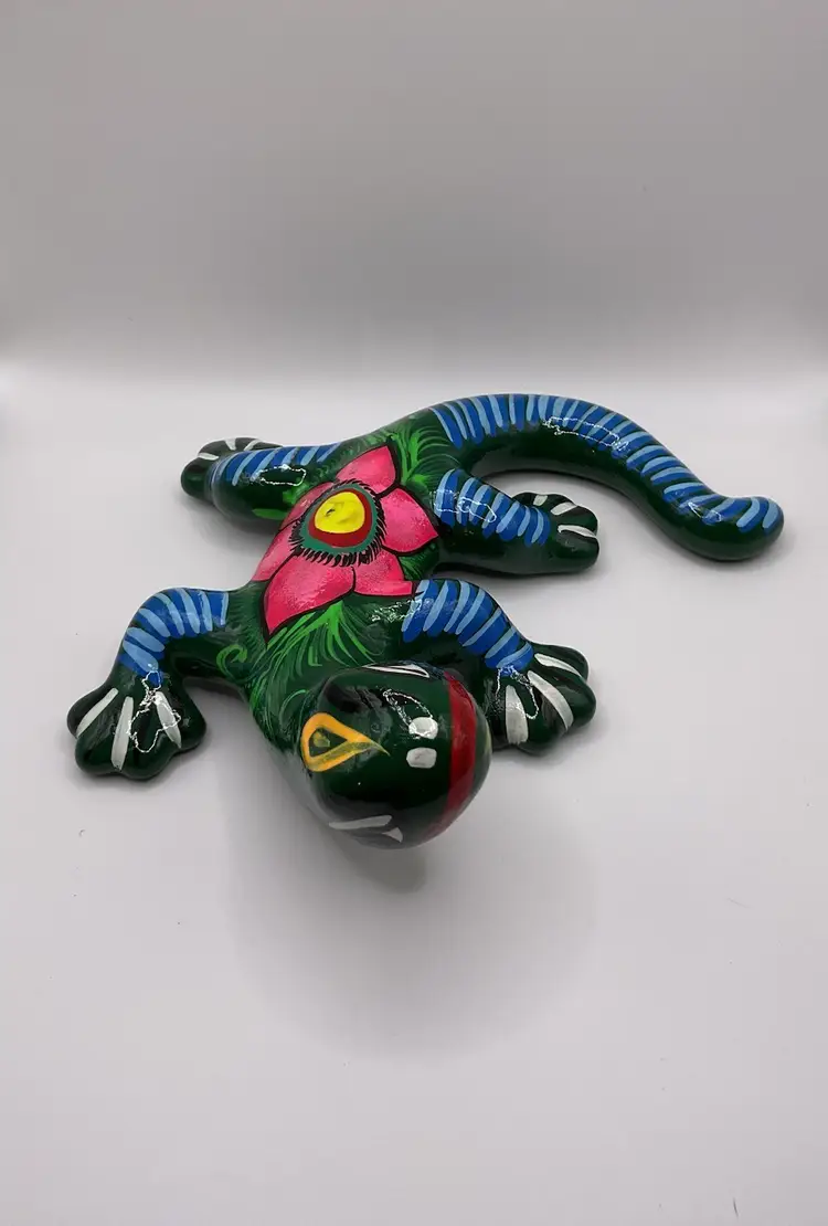 Talavera Wall Art Pottery Iguana
