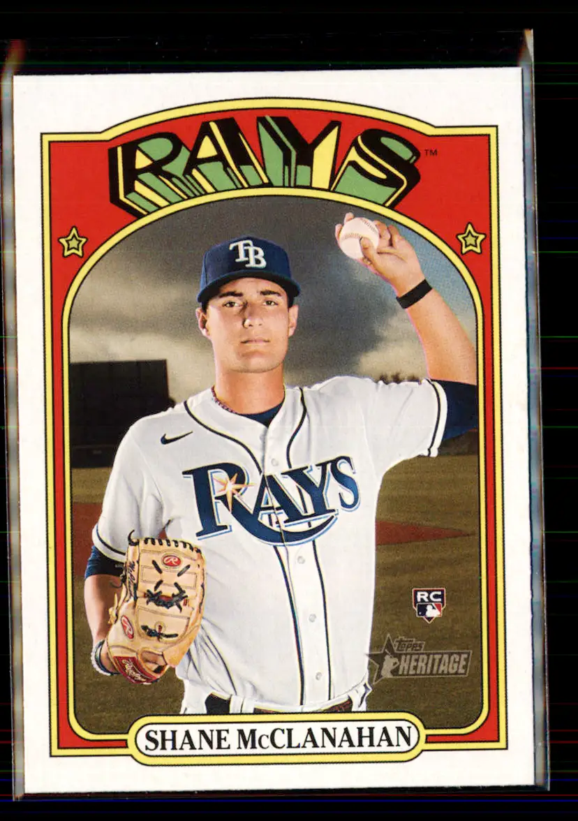 Shane Mcclanahan 2021 Topps Heritage #521 - (135) - Tampa Bay Rays