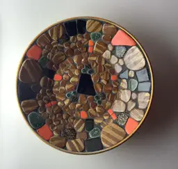 Styson Vintage Mosaic Bowl 1950s Japan