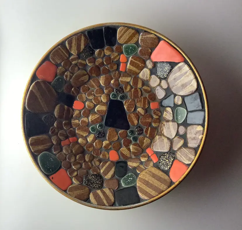 Styson Vintage Mosaic Bowl 1950s Japan