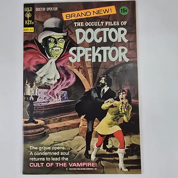 The  Occult  Files Of  Doctor Spektor #1 & 2 1973 Gold Key Comic Lot High Grade