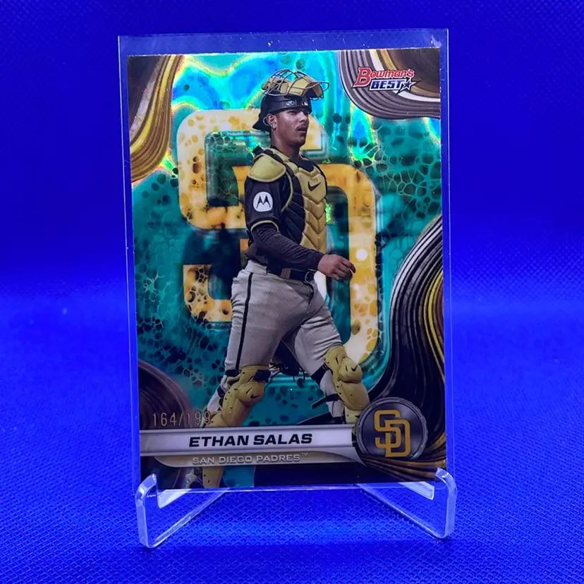 2024 Bowman’s Best Aqua Raywave /199 San Diego Padres