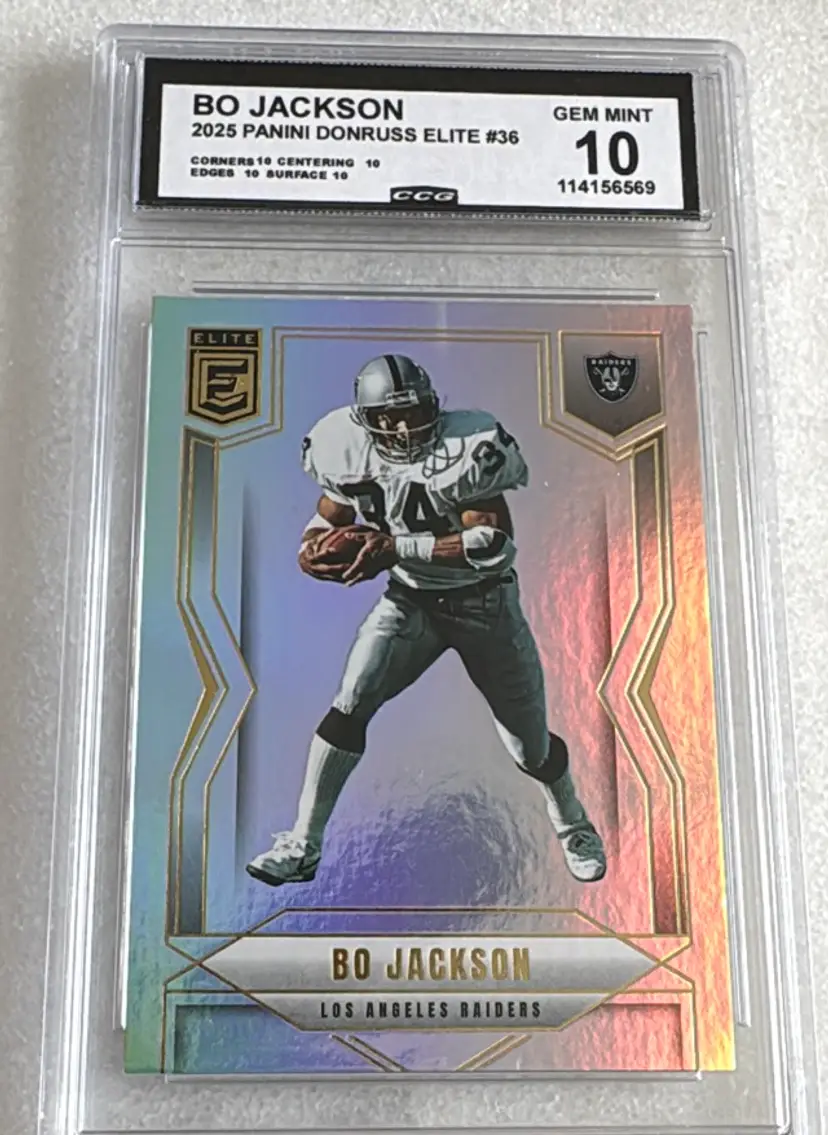 2025 Panini Bo Jackson CGC 10 #36