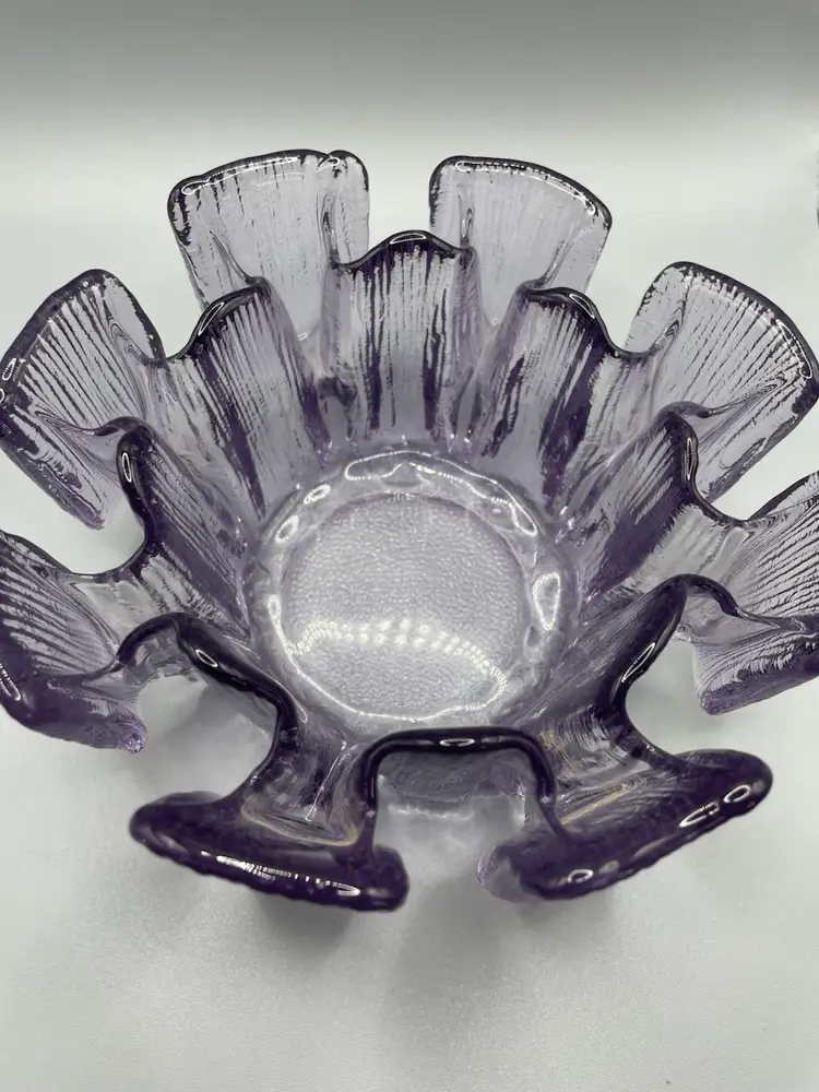 #01 - Viking Teaberry Glass Purple Dish 6”x4” Price Drop $28