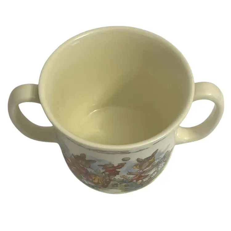 Royal Doulton Vintage Bunnykins Fine Bone China Double Handle Mug