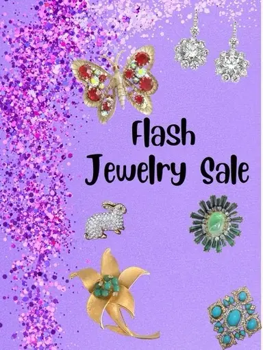 Jewelry Flash Sale! Earrings, Pendants, Brooches, And More!