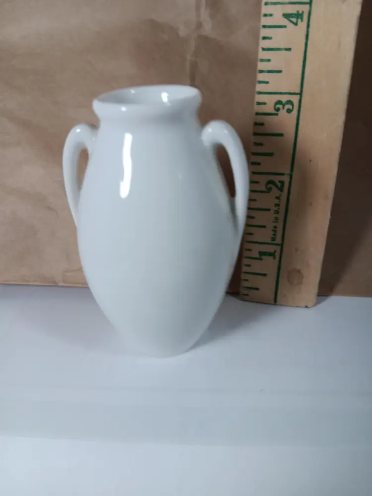 Classic White Ceramic Vase