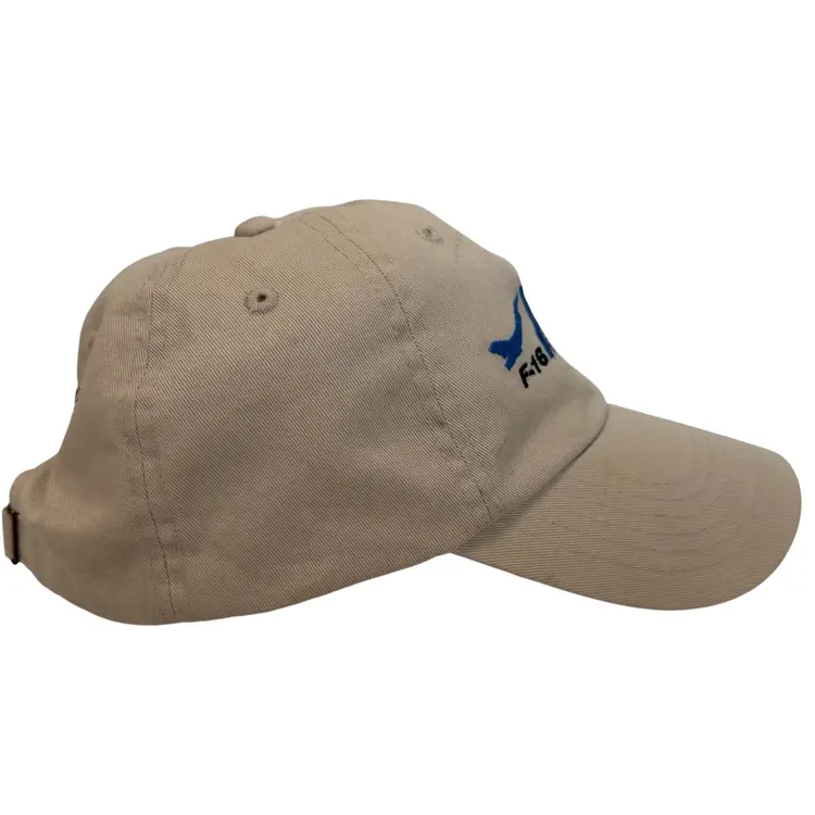 F-16 Fighting Falcon ASIP Khaki Dad Adjustable Unisex Hat Lockheed Martin