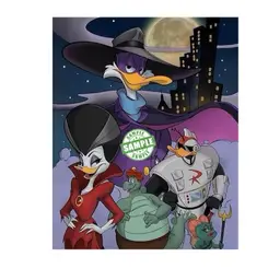 VINTAGE CARTOON SERIES DARKWING DUCK 8.5x11 PHOTO PRINT