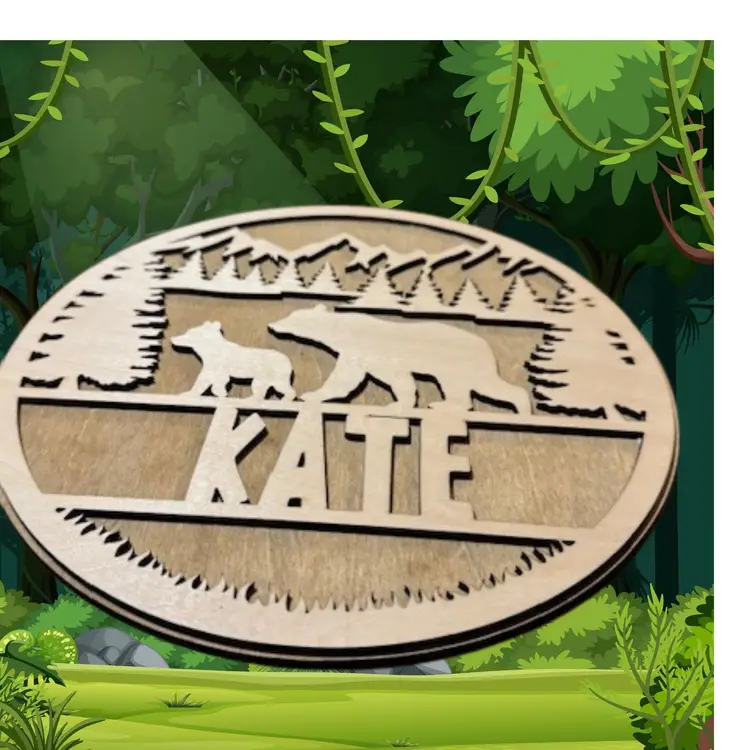 Personalized Bear Sign