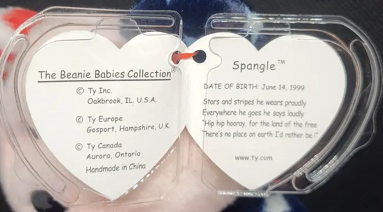 TY Beanie Baby - Spangle (Pink Head) - 1999