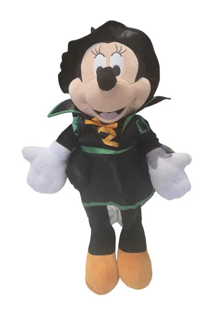 Disney Minnie Mouse Plush Halloween Witch Stuffed Animal Doll Figure 22"