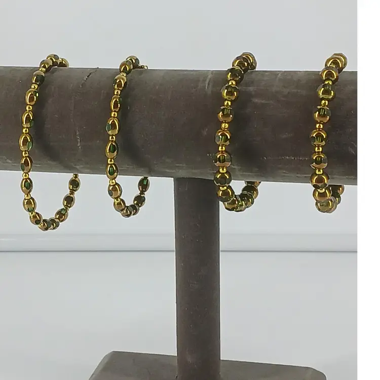 Eight Vintage Beaded Bracelets