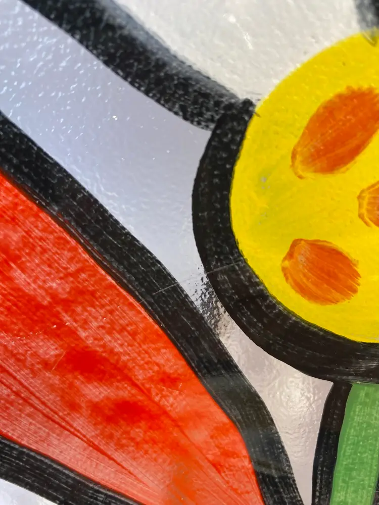 Large Kosta Boda Ulrica Hydman Vallien 15” Art Glass Charger See Desc