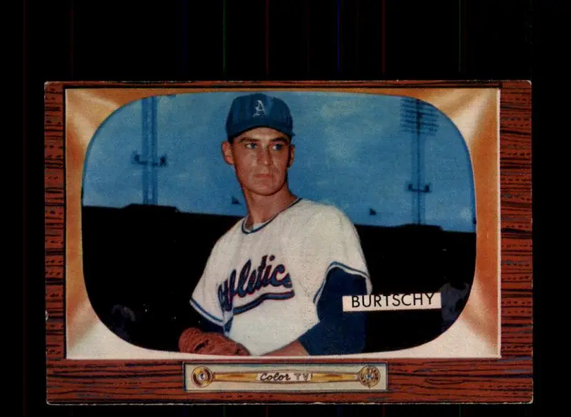 1955 Bowman #120 Ed Burtschy - (pk-tl3) - Kansas City Athletics