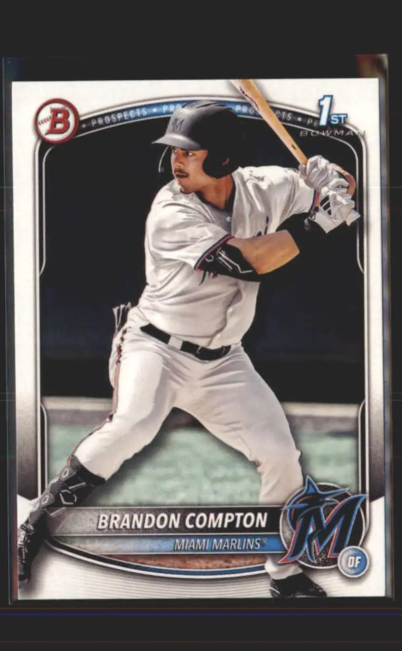 2025 Bowman Draft #BD-64 Brandon Compton - (137) - Miami Marlins