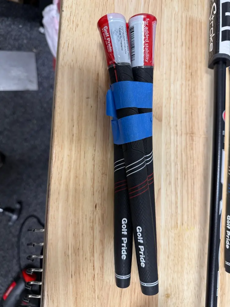 3 New Golf Pride CP2 Red Grips Standard Size
