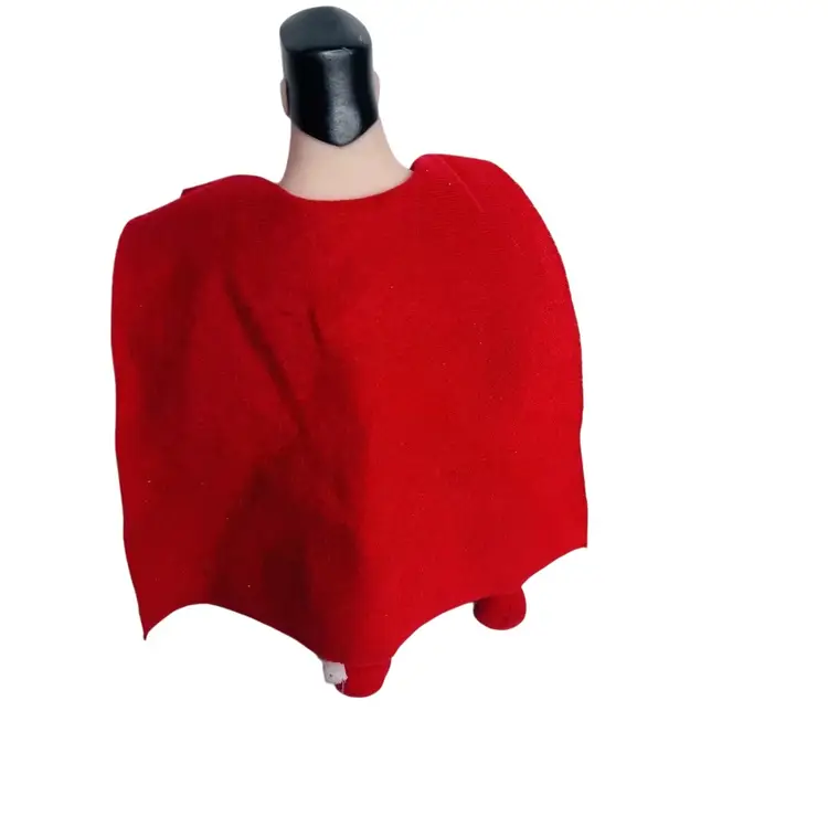 Vintage Superman 10” Justice League Plush Toy Figure Doll DC Plastic Face Comic